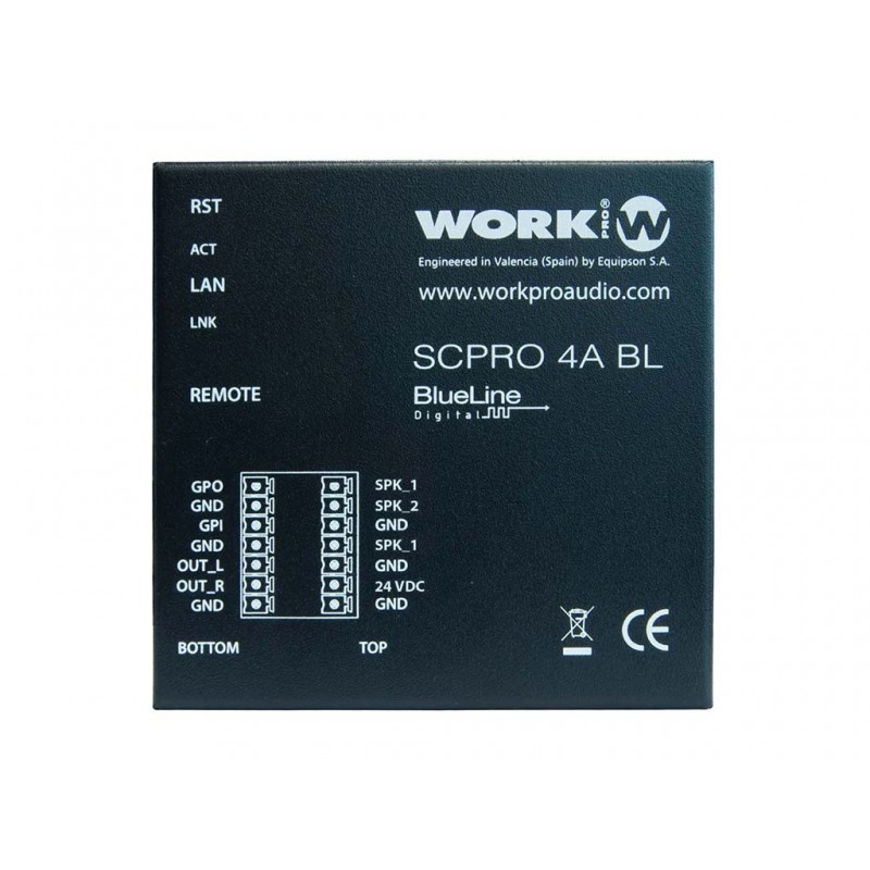 WORK SCPRO 4 A BT AMPLIFICATEUR 1x 40W@8 ohm