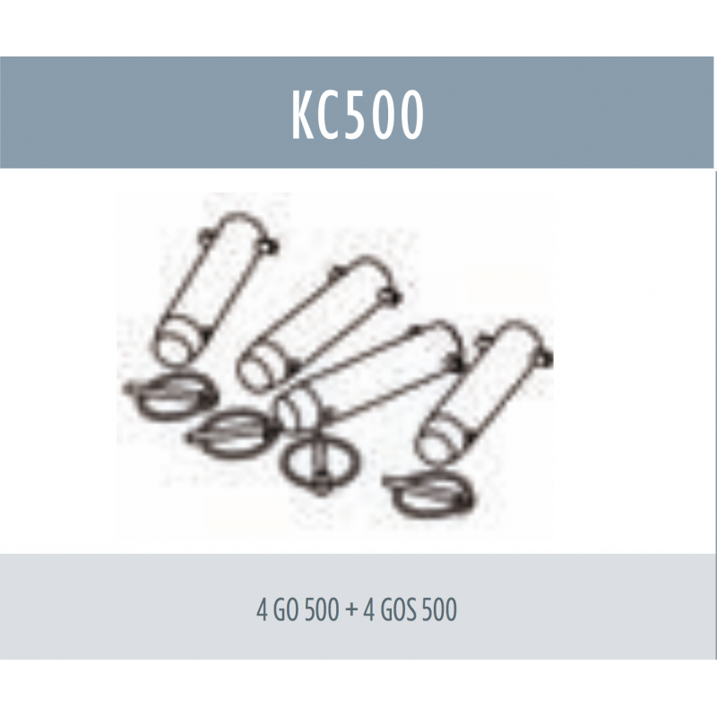 Kit de jonction pour structure SC 500 : 4 GO 500 + 4 GOS 500