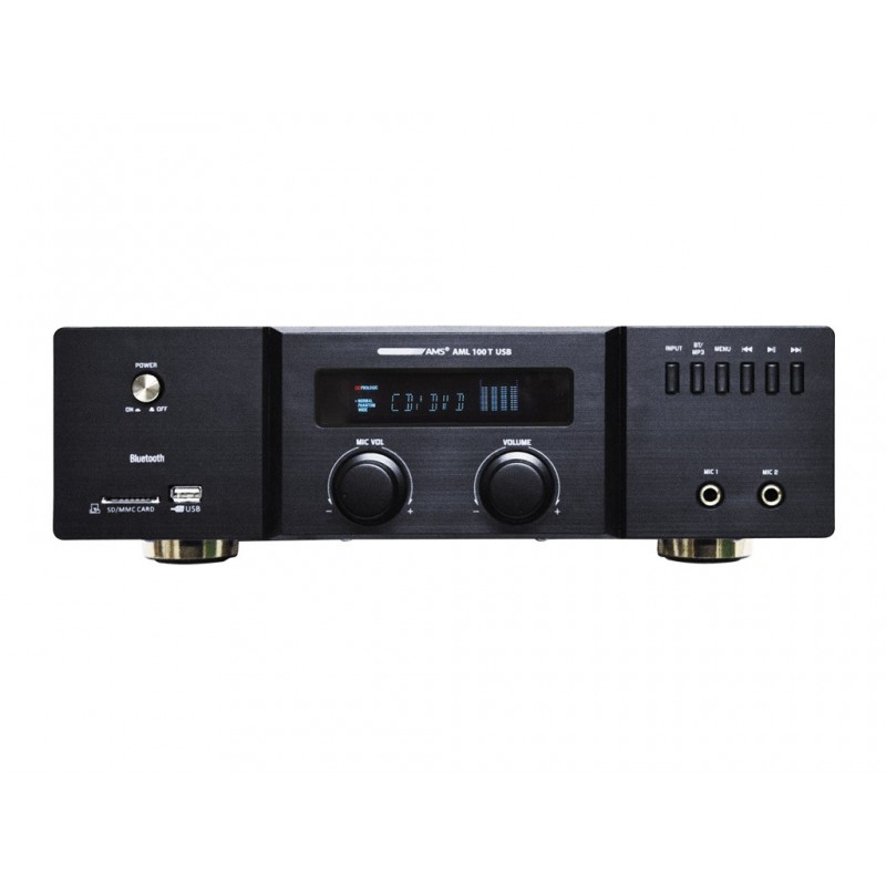 AMS AML 100 T USB/SD/BT AMPLIFICATEUR 2x60W