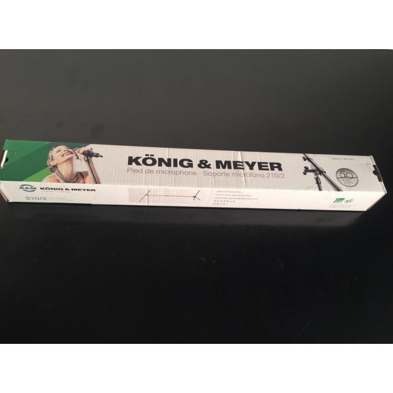 210-2 K&M PIED DE MICRO PERCHE PRO 800 mm