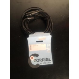 CIM10FM CORDIAL Cable Micro XLR M/F 10m