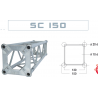 STRUCTURE ALU CARRE 150 DE 3M00